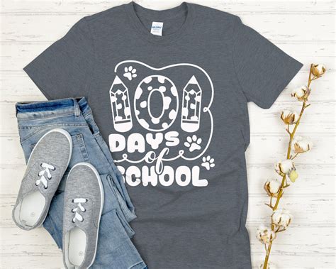 101 Days of School Shirt 101 Days Smarter Teacher Shirt - Etsy UK