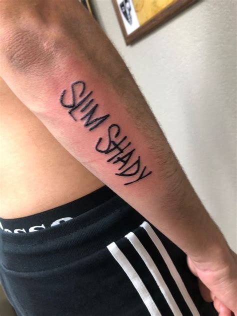 Slim Shady / Eminem | Tattoo ideen, Tattoo ideen männer, Tätowierungen