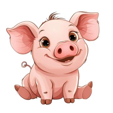 Pig On Transparent Background, Pig, Animal, Farm PNG Transparent Clipart Image and PSD File for ...