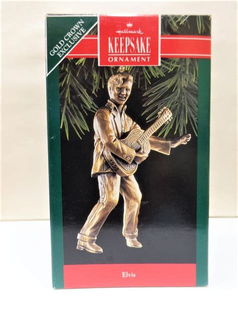 Hallmark Elvis Brass Plated Christmas Ornament 1992 NRFB NOS | Etsy | Hallmark ornaments ...