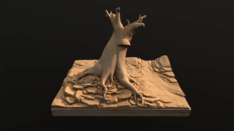 Stylized Dead Tree (sketch clay sculpture) - Download Free 3D model by Hristo (@arabadzhiyski ...
