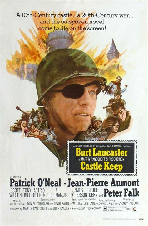 Castle Keep, starring Burt Lancaster, Patrick O'Neal and Peter Falk, 1969 | Carteles de ...