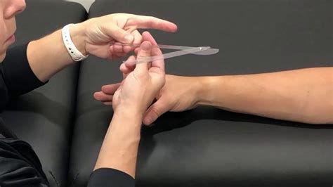 Range of Motion Measurement: Thumb Carpometacarpal (CMC) Abduction - YouTube