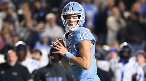 North Carolina QB Drake Maye Declares for 2024 NFL Draft