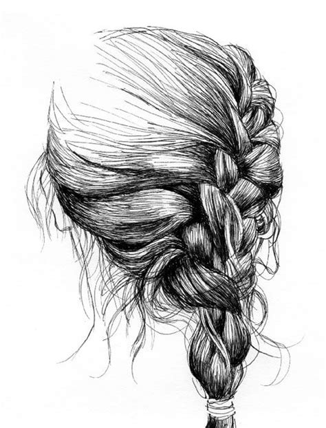 Messy Bun Studies - Ian David Thomas (With images) | Ink art, How to draw hair, Ink drawing