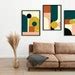 Geometric Art Print Set of 3 Colorful Wall Art Geometric - Etsy