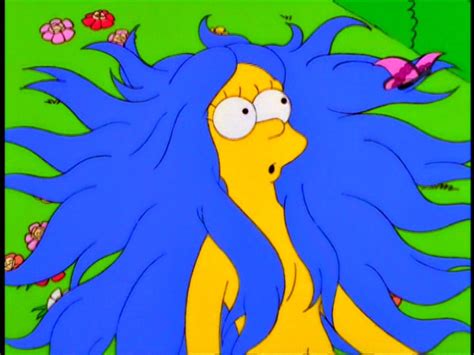 Fan art devoted to Marge's hair?