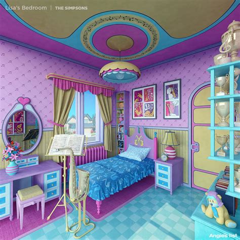 If Lisa's bedroom was real, it could look something like this : r/TheSimpsons