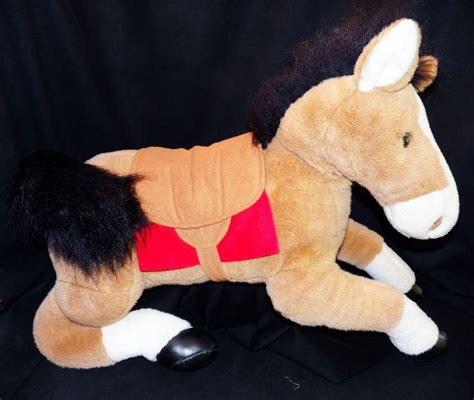 Details about A and A Giant Animal Alley EXTRA LARGE JUMBO Plush Horse 36in Stuffed Toy Pillow ...