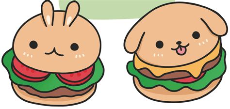 Cute Cheeseburger Drawing - Cheeseburger Clipart Cute, Cheeseburger Cute Transparent Free For ...