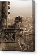 Gargoyles of Notre Dame Photograph by Mark Currier - Fine Art America