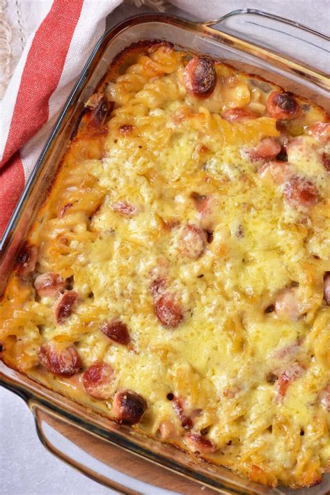 Hot Dog Casserole Recipe - Chili Cheese Hot Dog Casserole