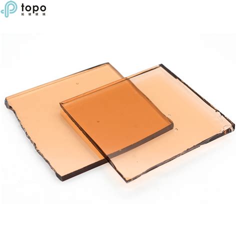 Topo 10mm High Quality Pink Tinted Float Glass