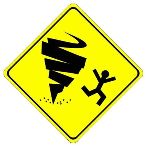 Tornado Warning Sign Statuette | Zazzle.com in 2021 | Tornado warning ...