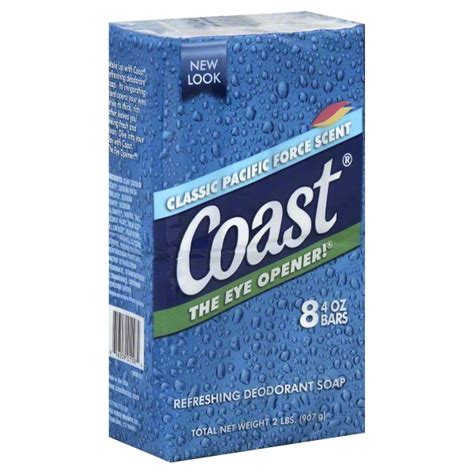 CoastÂ® Classic Scent Refreshing Deodorant Soap 8-4 oz. Bars - Walmart.com - Walmart.com