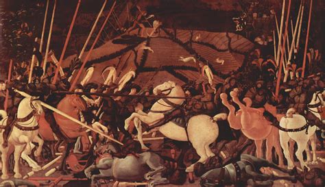 PAOLO UCCELLO "LA BATTAGLIA DI SAN ROMANO" UFFIZI DI FIRENZE | Italian renaissance art, Great ...