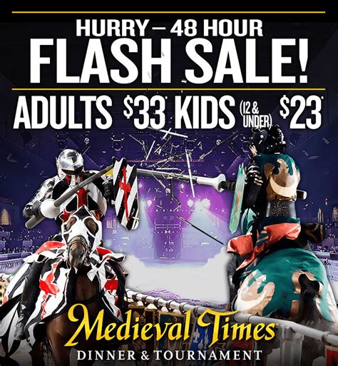 Medieval Times Canada Flash Sale: Adult Tickets for $33, Kids Tickets for $23 - Canadian ...