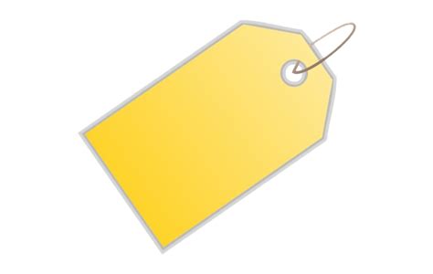 Price Tag Yellow Label Product Merchandise Label Clipart | PNG All