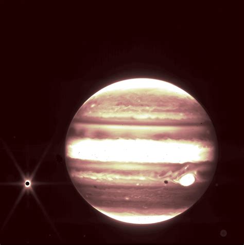 James Webb Space Telescope Captures the Planet Jupiter in Its Infrared Gaze