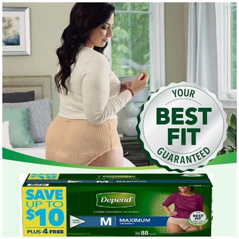 Depend Fit-Flex Underwear for Women size: Medium (88 ct.) - Walmart.com