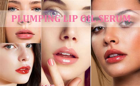 Amazon.com: Cozzo Lip Plumper Vitamin E Plumping Lip Maximizer Serum Transparent Toot Lip Oil ...