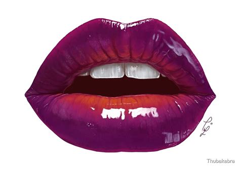 "Sexy lips digital painting art " by Thubakabra | Redbubble