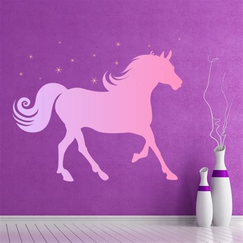 Pink Horse Wall Sticker