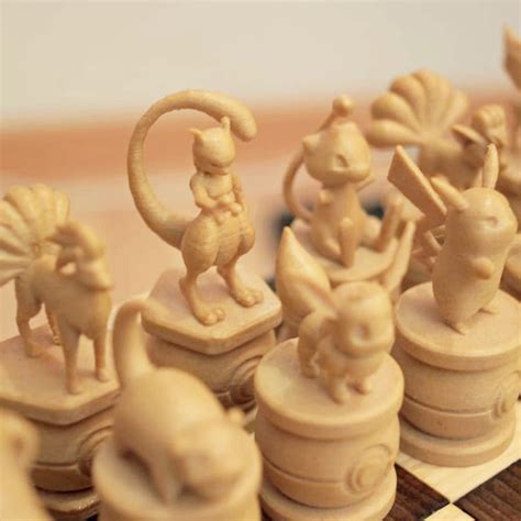 Pokemon Chess Set | 3D Printer Model Files