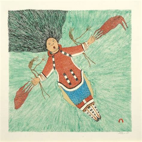 Nuliajuq’s Fate (2010) by Ningeokuluk Teevee | Inuit art, Art, Cape dorset