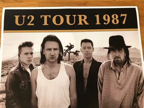 U2 the Joshua Tree A2 Reproduction Tour Poster - Etsy UK