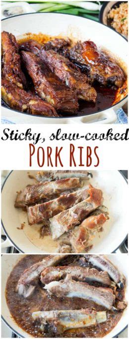 Sticky, Slow-Cooked Pork Ribs - Nicky's Kitchen Sanctuary