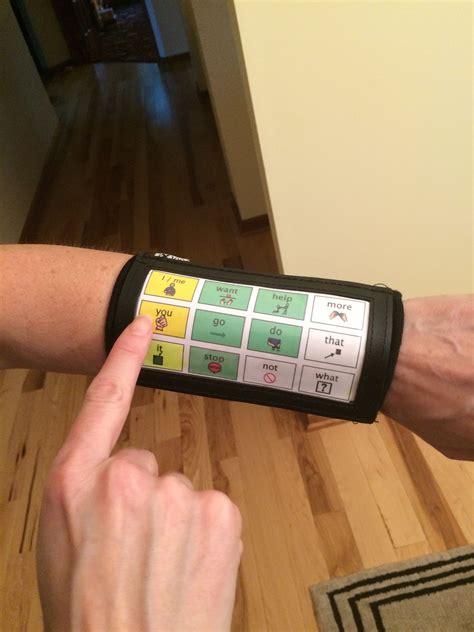 Using a wrist coach as a low tech portable AAC option for recess or ...