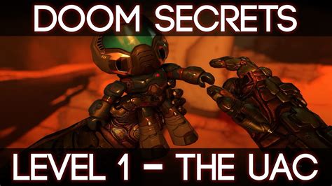 Doom 2016 Secret Locations | Level 1 - The UAC - YouTube