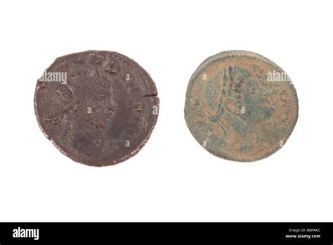 Roman coins britain Cut Out Stock Images & Pictures - Alamy