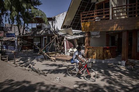 Indonesia earthquake damage MAPPED: Gili Islands destruction picked up by SATELLITES | World ...