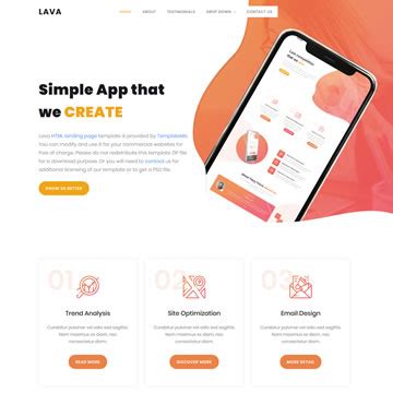 14+ Landing Page Website Templates