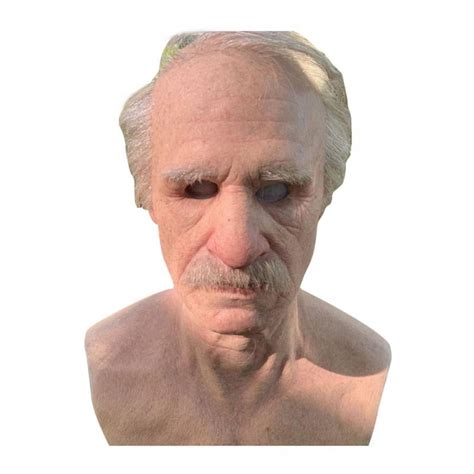 Old Man Mask Latex Halloween Mask Cosplay Party Realistic Full Face Masks Headgear - Walmart.com