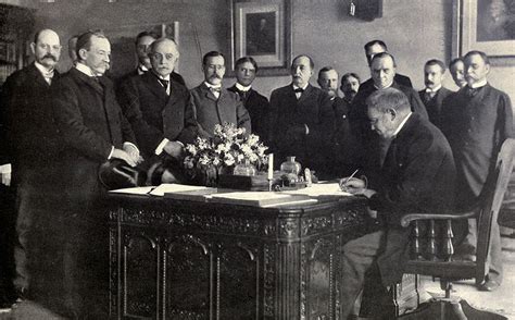 The Treaty of Paris was signed December 10, 1898