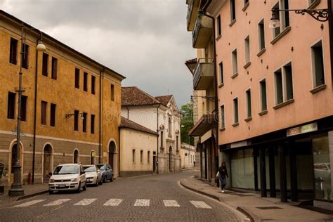 BELLUNO, ITALY MAY 03, 2019: the Historic City Center of Belluno ...