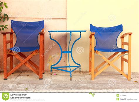 Chairs and Tables Cafe in Athens Stock Image - Image of furniture, setting: 19752861