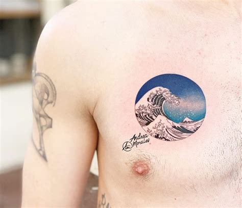 Great Wave tattoo by Andrea Morales | Photo 28706