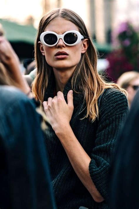 Le Fashion Blog Fall Street Style White Sunglasses Ribbed Sweater Via ...