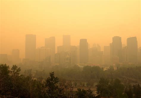 Calgary air-quality level at 'very high risk' as wildfire smoke blankets region | CBC News