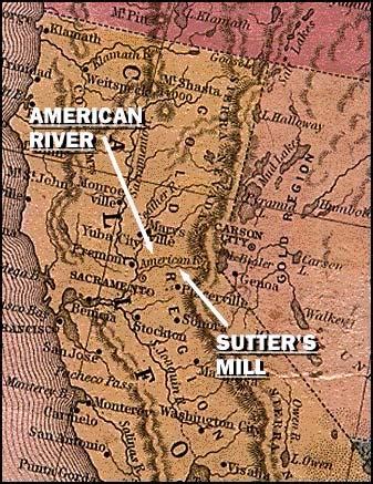 Location of Sutter's Mill