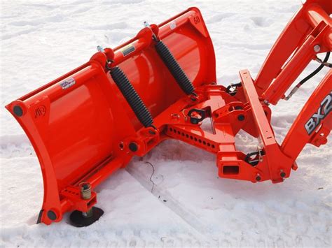 Kubota BX Snow Plow Attachment - Loader Mounted - Ai2 Products | Snow ...