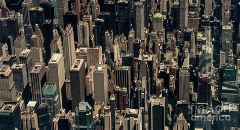 Midtown Manhattan Skyline Aerial Photograph by David Oppenheimer - Pixels