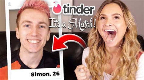 MY GIRLFRIEND PUT ME ON TINDER... - YouTube