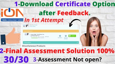 TCS iON FINAL Assessment Answers | TCS iON Final Assessment Answer ...