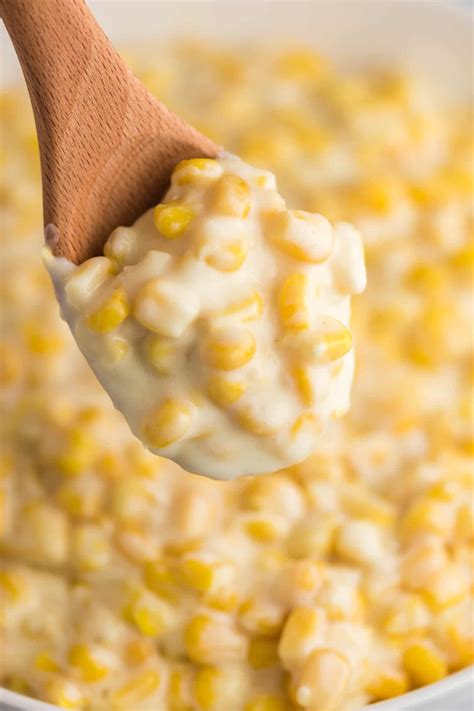 Creamed Corn Recipe with Cream Cheese - Build Your Bite