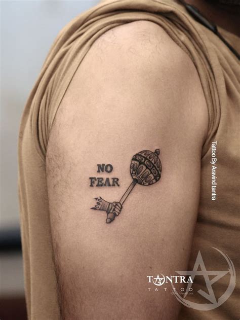 No fear tattoo design | Fear tattoo, Hanuman tattoo, Tattoo designs wrist